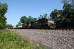 NS 9943 and 4740 take train 260 east through Cove PA